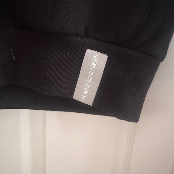 “BE A GOOD PERSON” black and grey hoodie size small - Picture 2 of 4